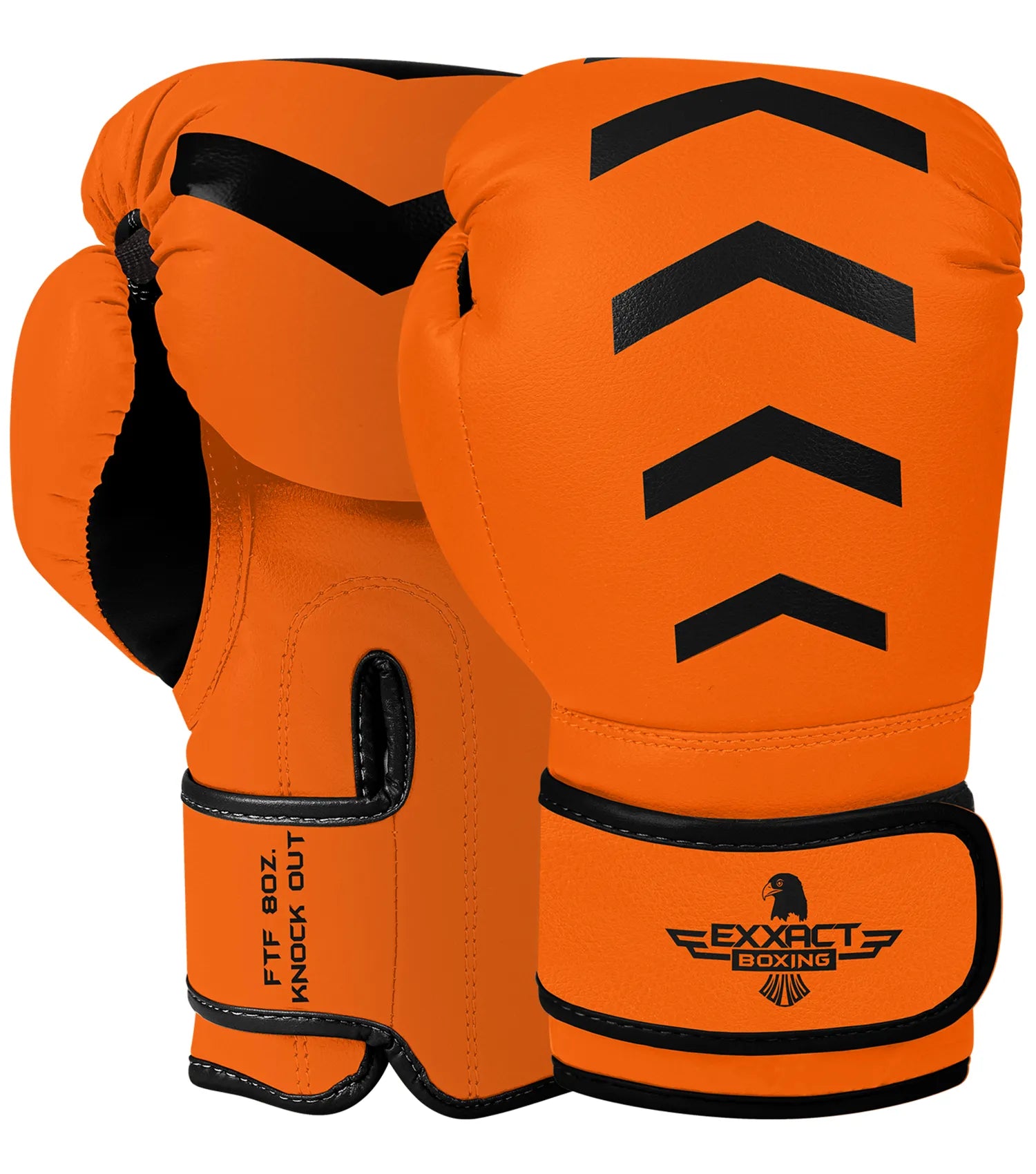 knockout gear Kids Knockout Boxing Gloves with Padded Protection Orange Black
