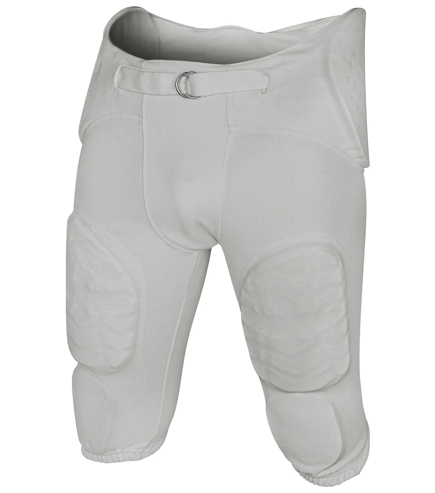 Proline Men's Integrated Football Pants with 7 Flex Pads Silver (Adult)