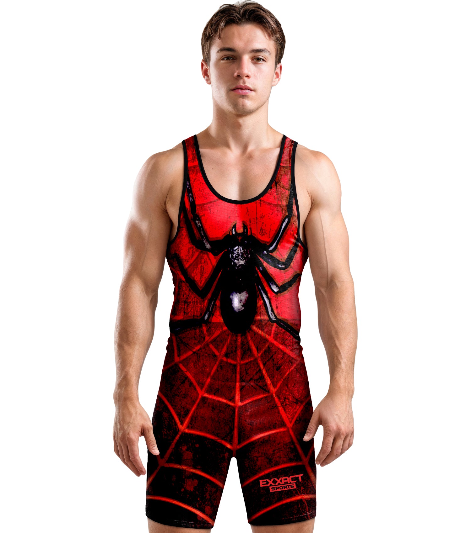 wrestling gear Men's Sublimated Wrestling Singlet For Training and Powerlifting