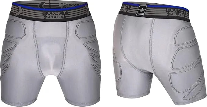 Sliding Shorts w/Hard Cup & Foam Padding for MMA (Youth)