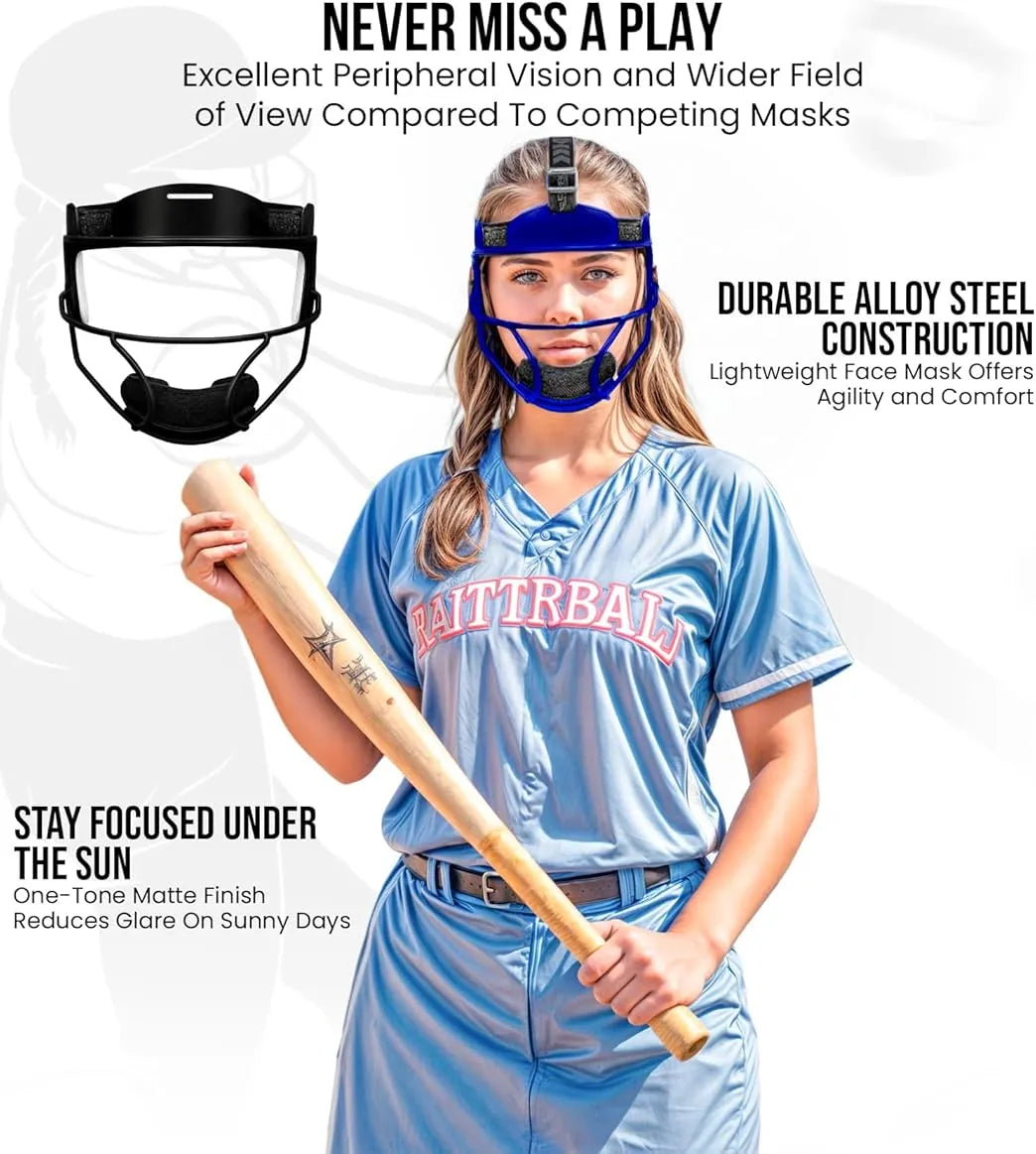 Lightweight Softball Face Mask, Protective Fielders Mask