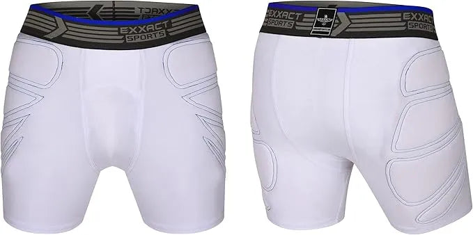 Sliding Shorts w/Hard Cup & Foam Padding for MMA (Youth)