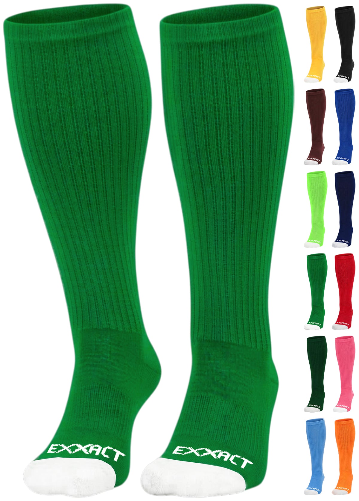 Exxact Sports Over the Calf Baseball Socks (Kelly Green)