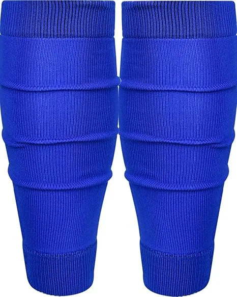 Football Leg Sleeves Men's & Boys (1 Pair) Royal Blue