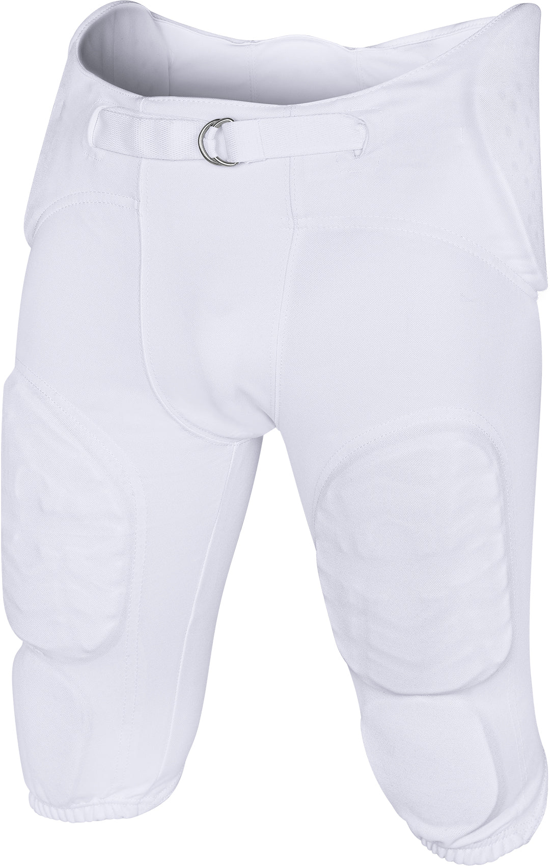 Proline Men Integrated Football Pants with 7 Flex Pads White (Adult)