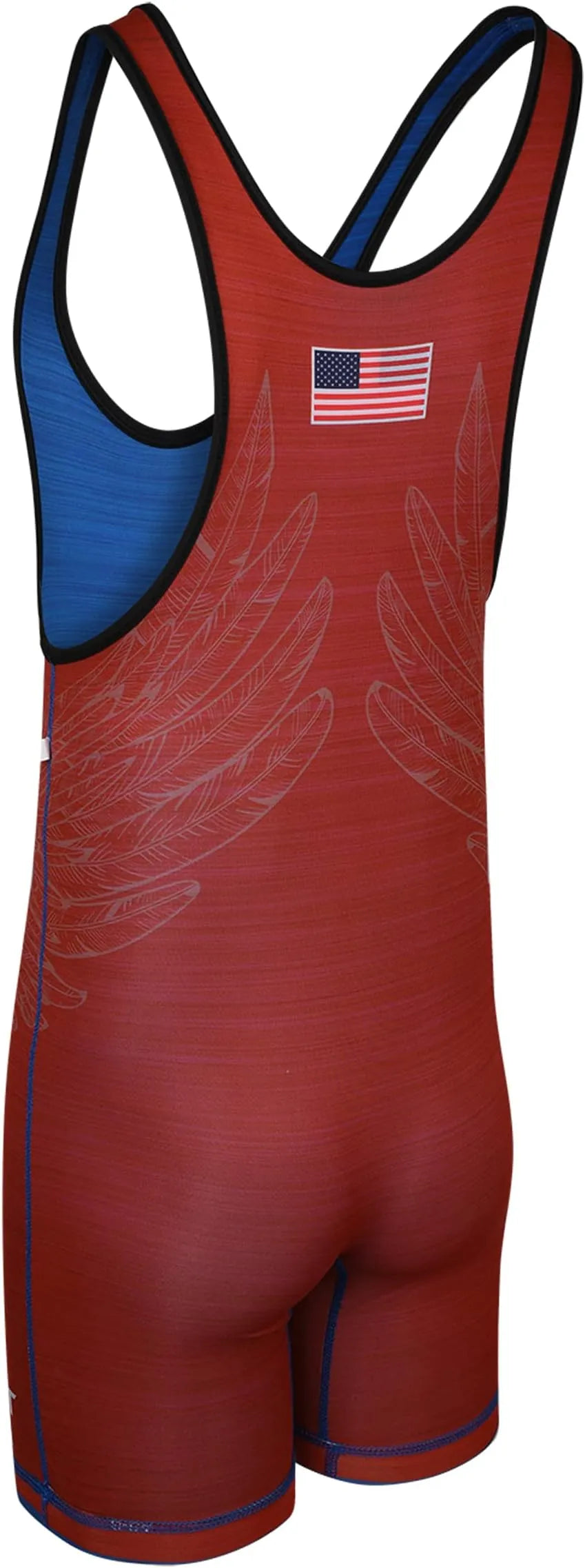 Reversible red and blue wrestling singlet online