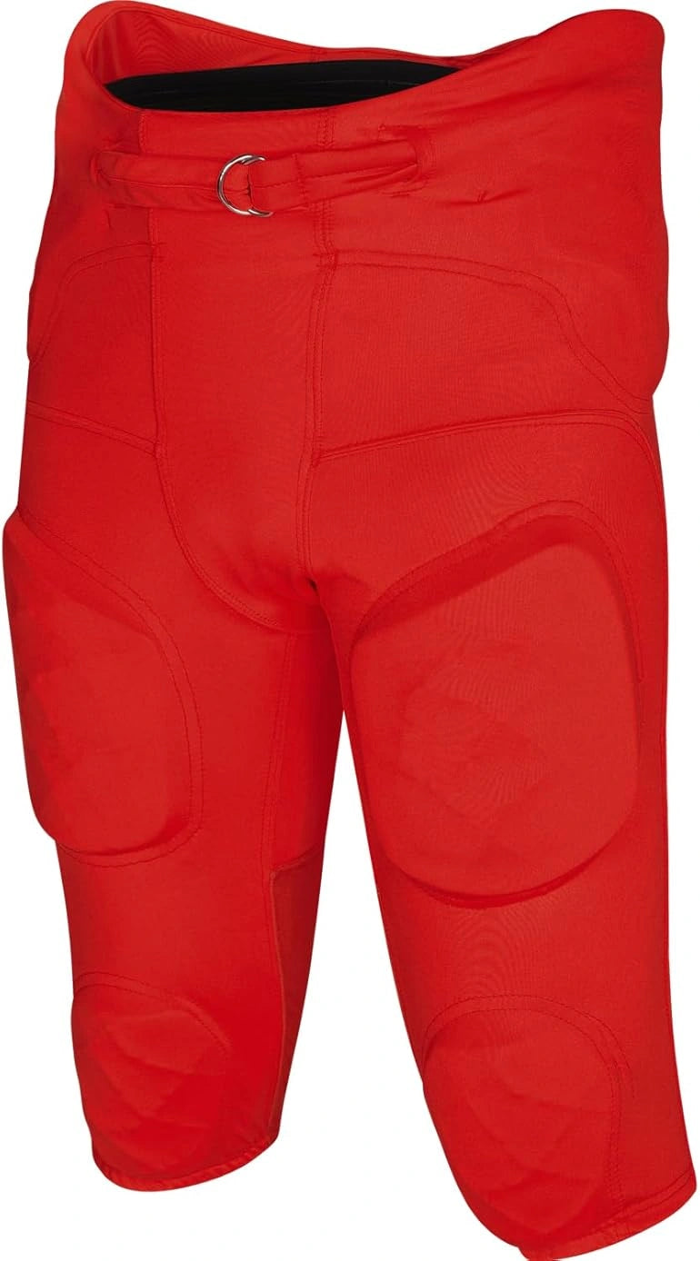 Integrated Football Pant Men's Gladiator with Pads Red (Adult)