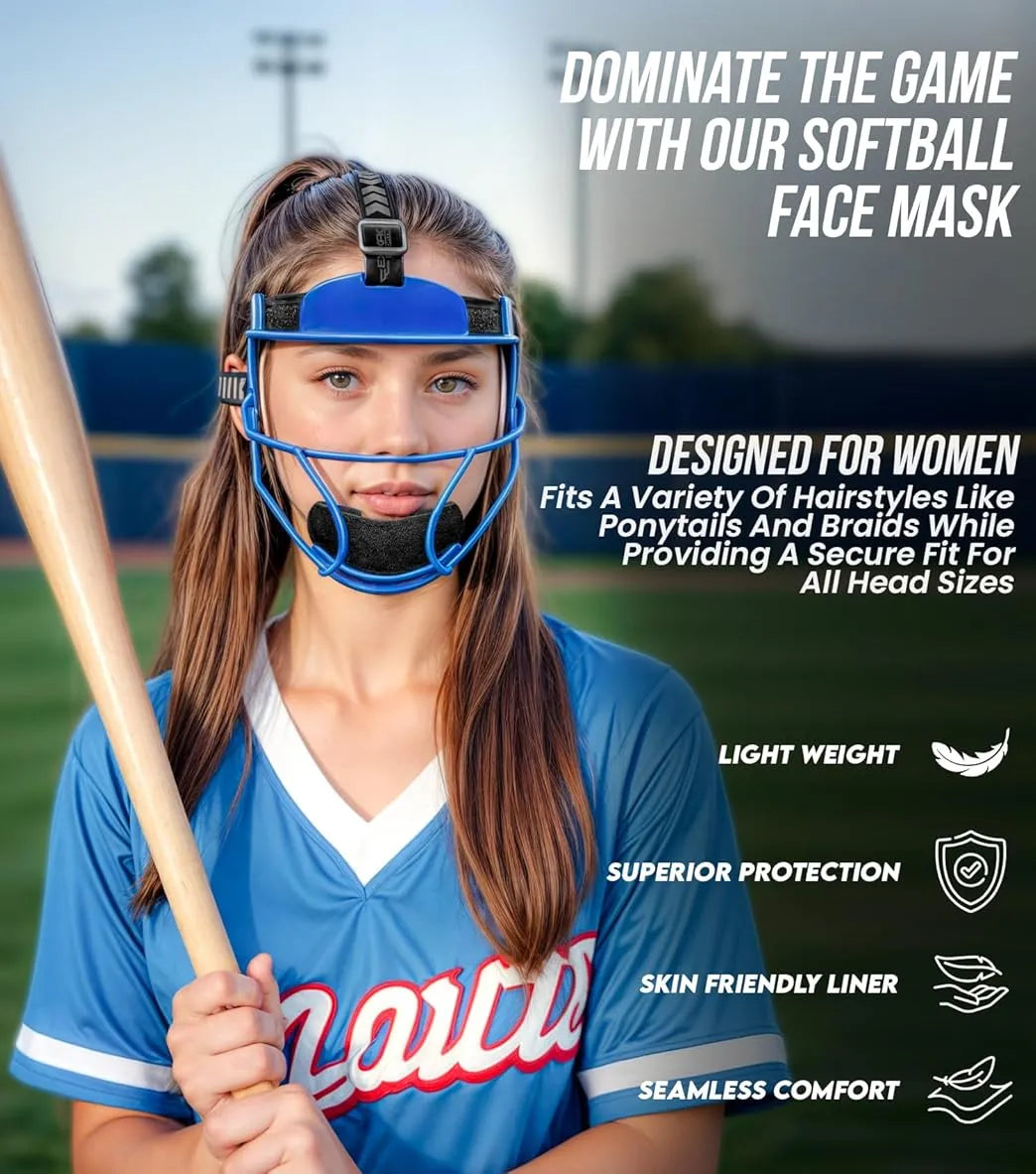 Lightweight Softball Face Mask, Protective Fielders Mask