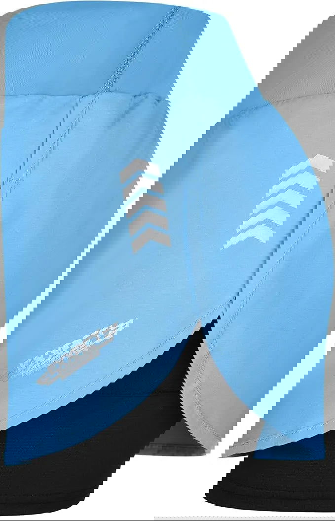 Women's  2 in 1 Athletic Shorts with Compression Liner Columbia Blue