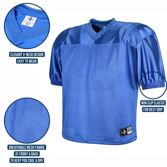 Football Practice Jersey for Boys Royal Blue (Youth)