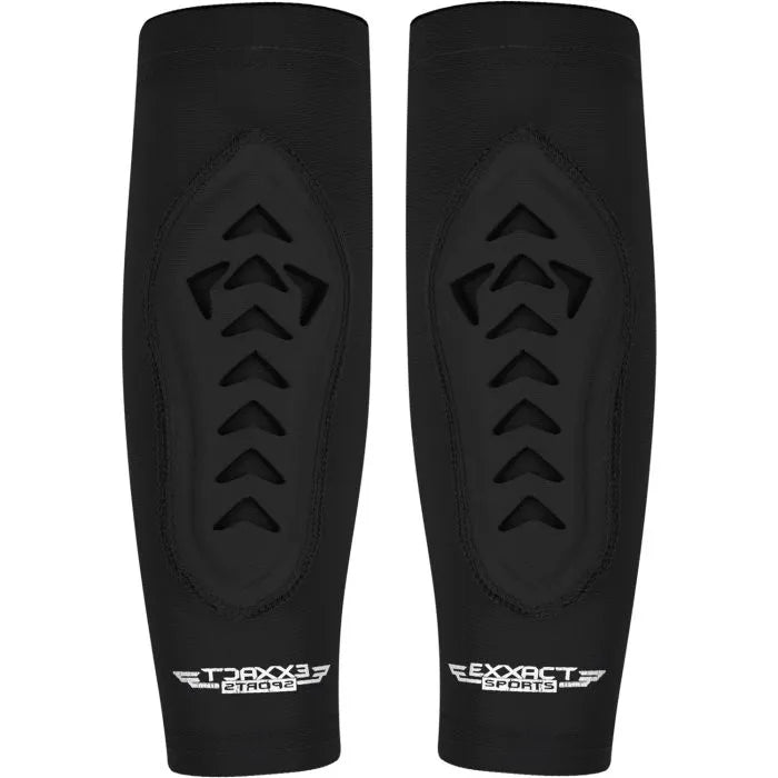 Forearm Padded Compression Sleeve For Football, Baseball (1 Pair) Black