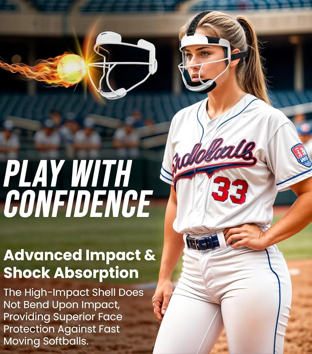 Lightweight Softball Face Mask, Protective Fielders Mask