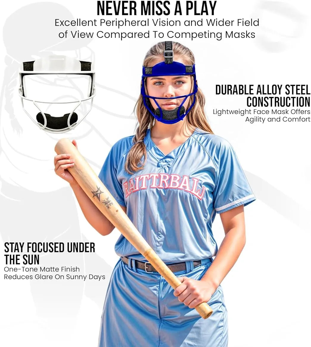 Lightweight Softball Face Mask, Protective Fielders Mask