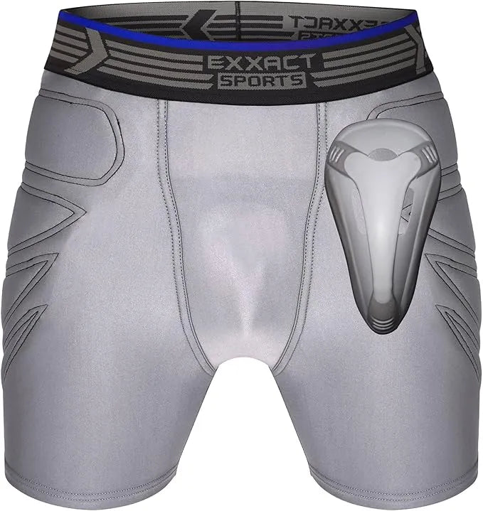 Sliding Shorts w/Hard Cup & Foam Padding for MMA (Youth)