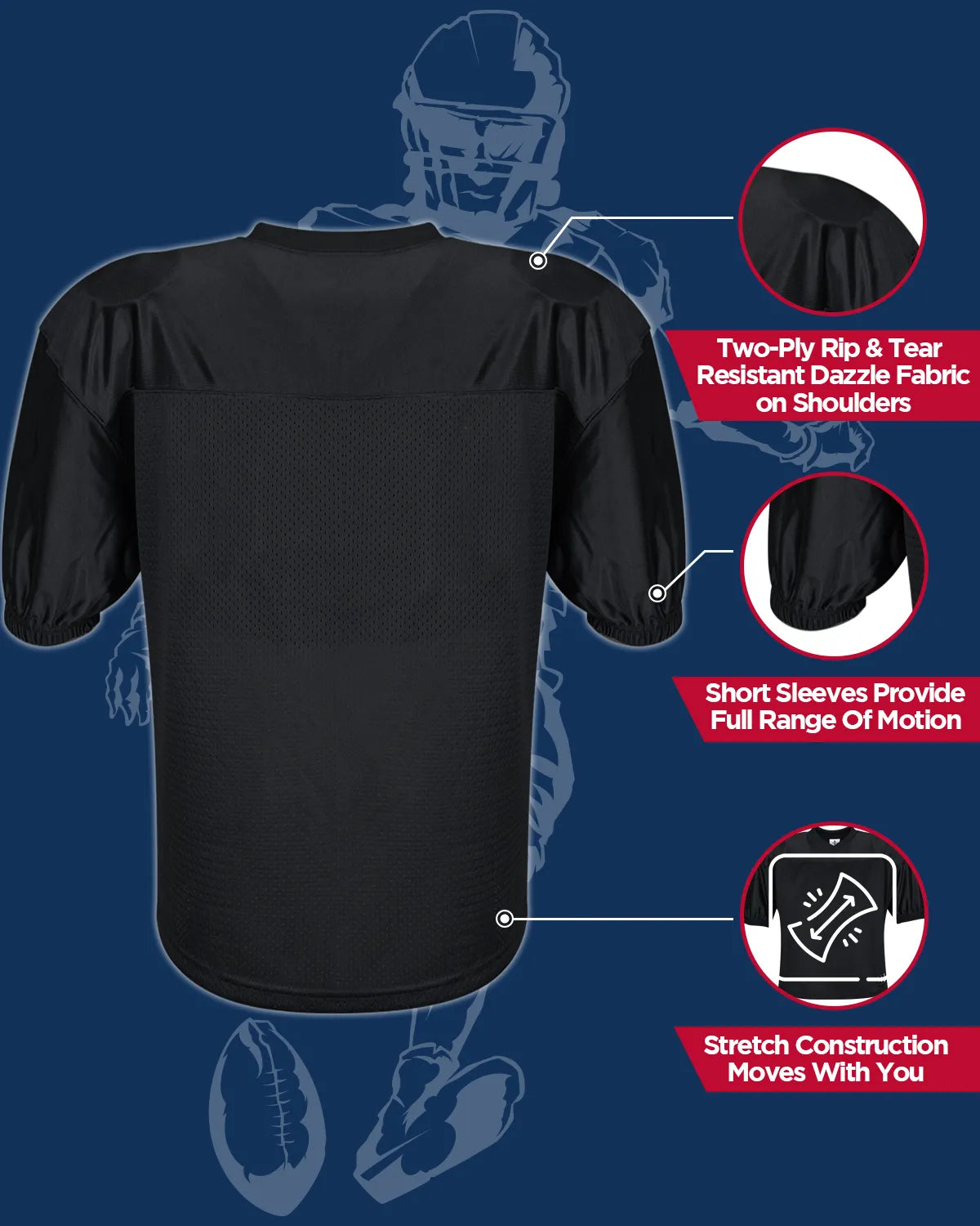 Football Practice Jersey For Mens (Adult)