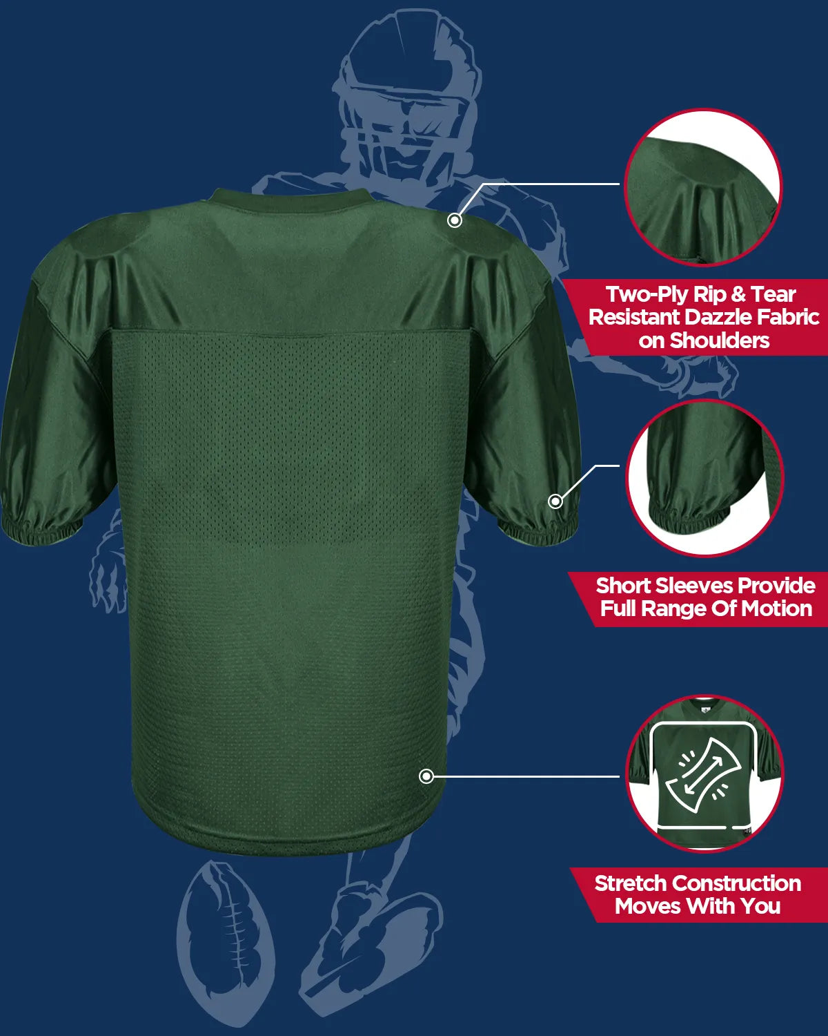 Football Practice Jersey For Mens (Adult)