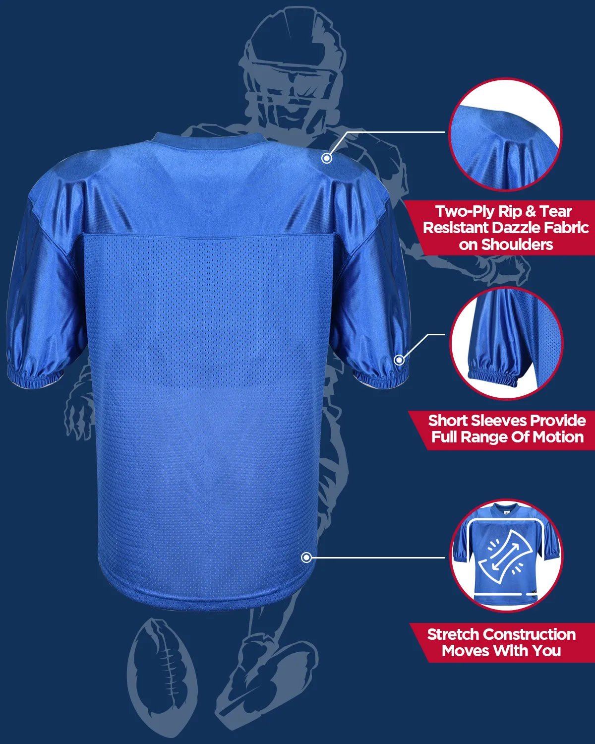 Football Practice Jersey For Mens (Adult)