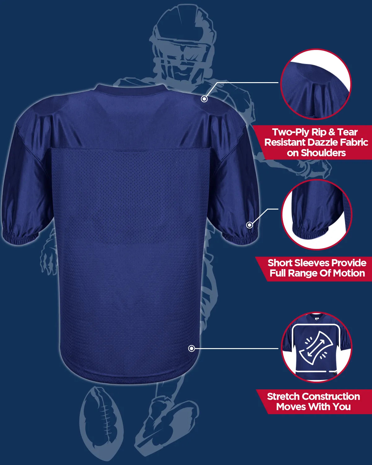 Football Practice Jersey For Mens (Adult)