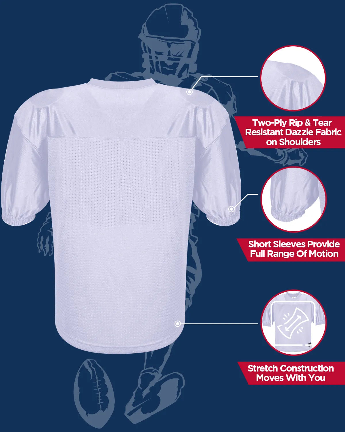 Football Practice Jersey For Mens (Adult)