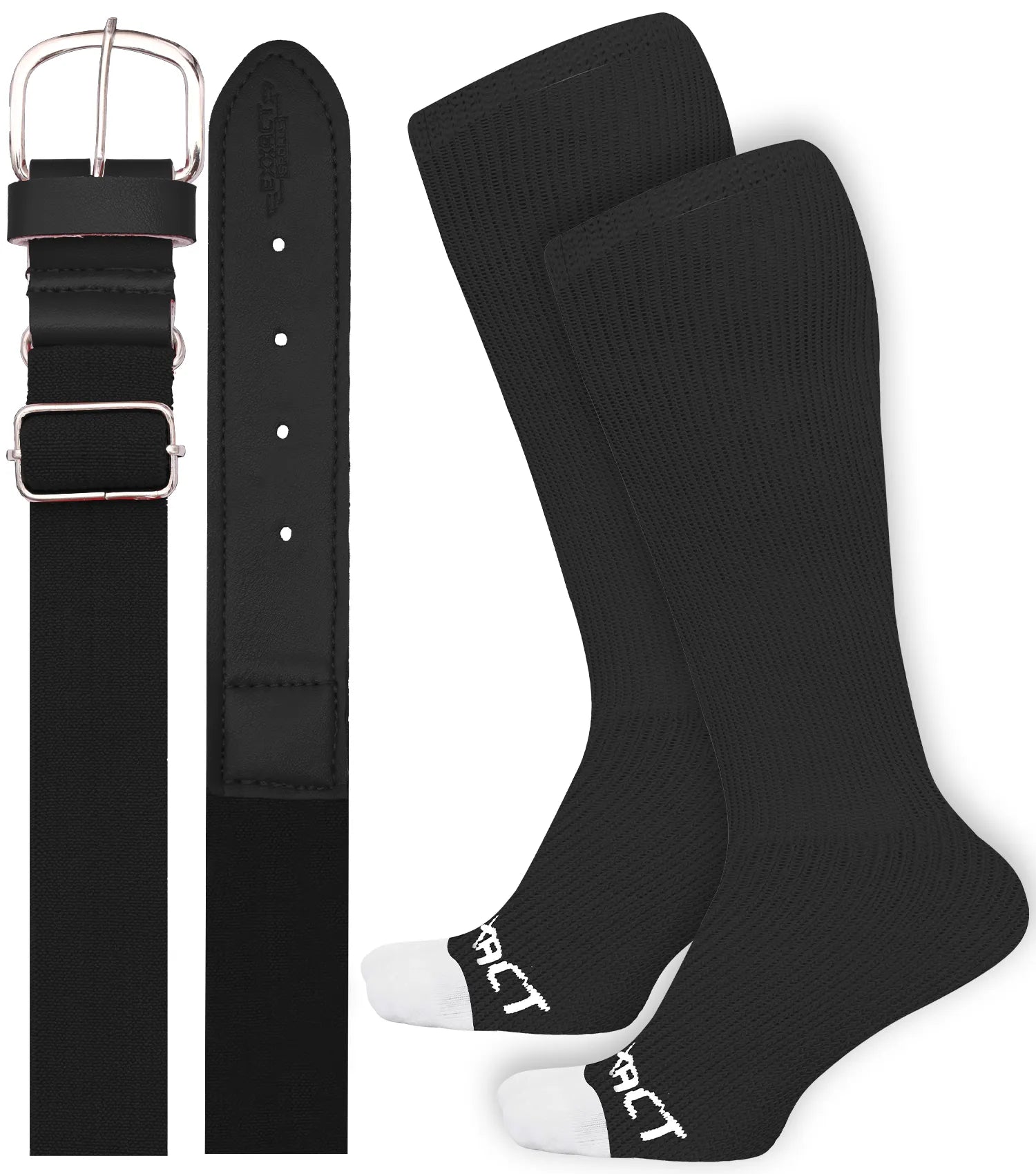 Baseball Socks and Belt Combo Set for Boys & Girls