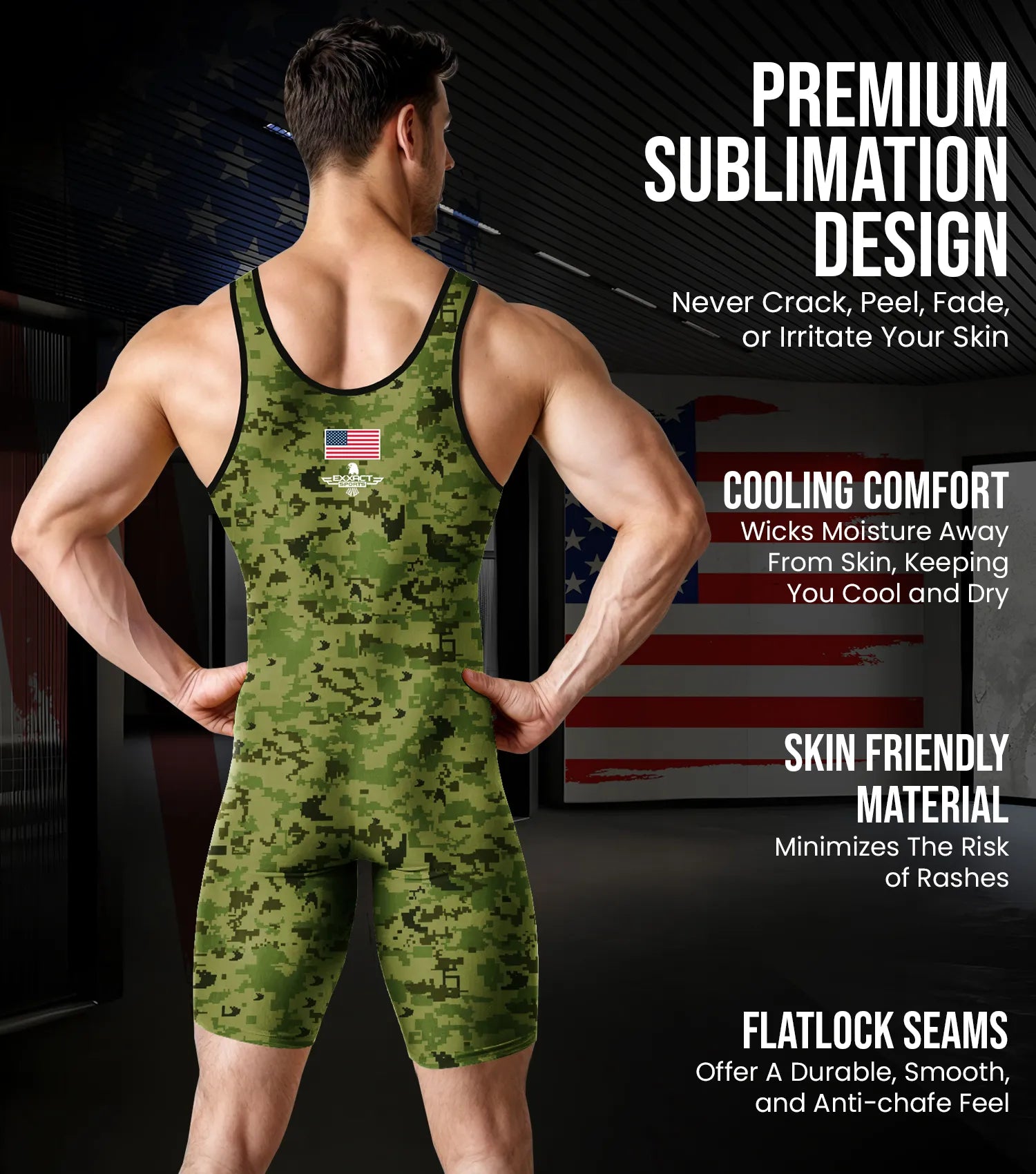 Camouflage Wrestling Singlet For MMA Powerlifting Training Youth camouflage-wrestling-singlet-for-mma-powerlifting-training-youth