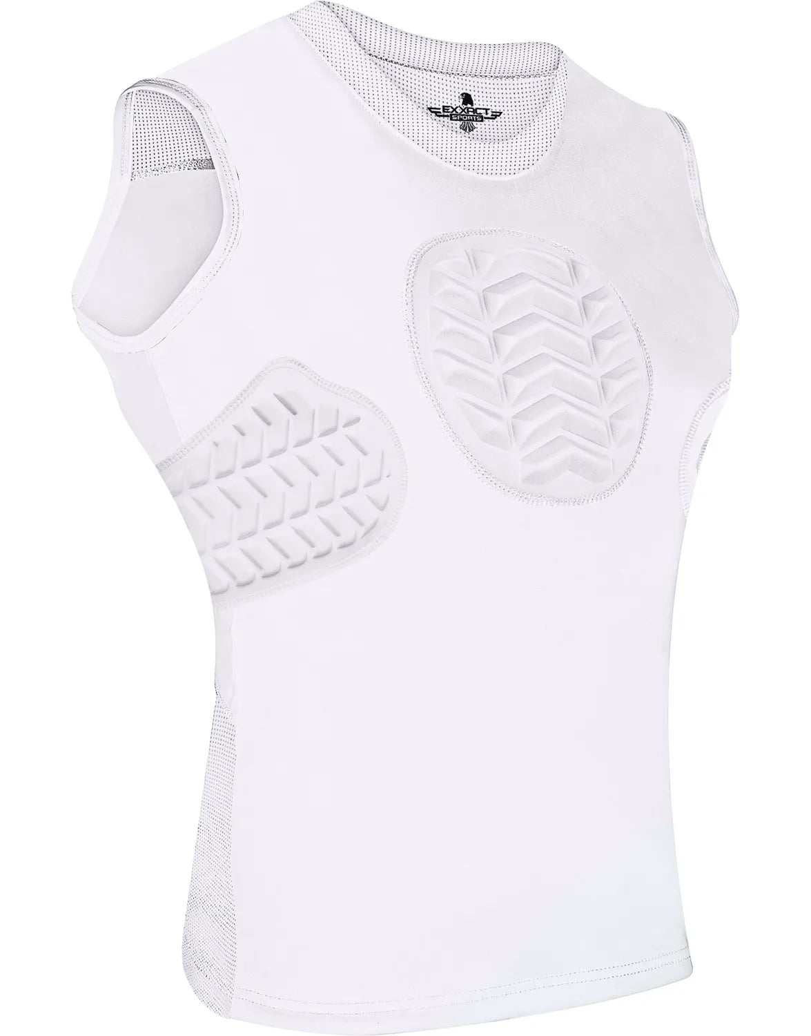 Youth Boys Baseball Chest & Rip Protector For Sternum Heart Protection White