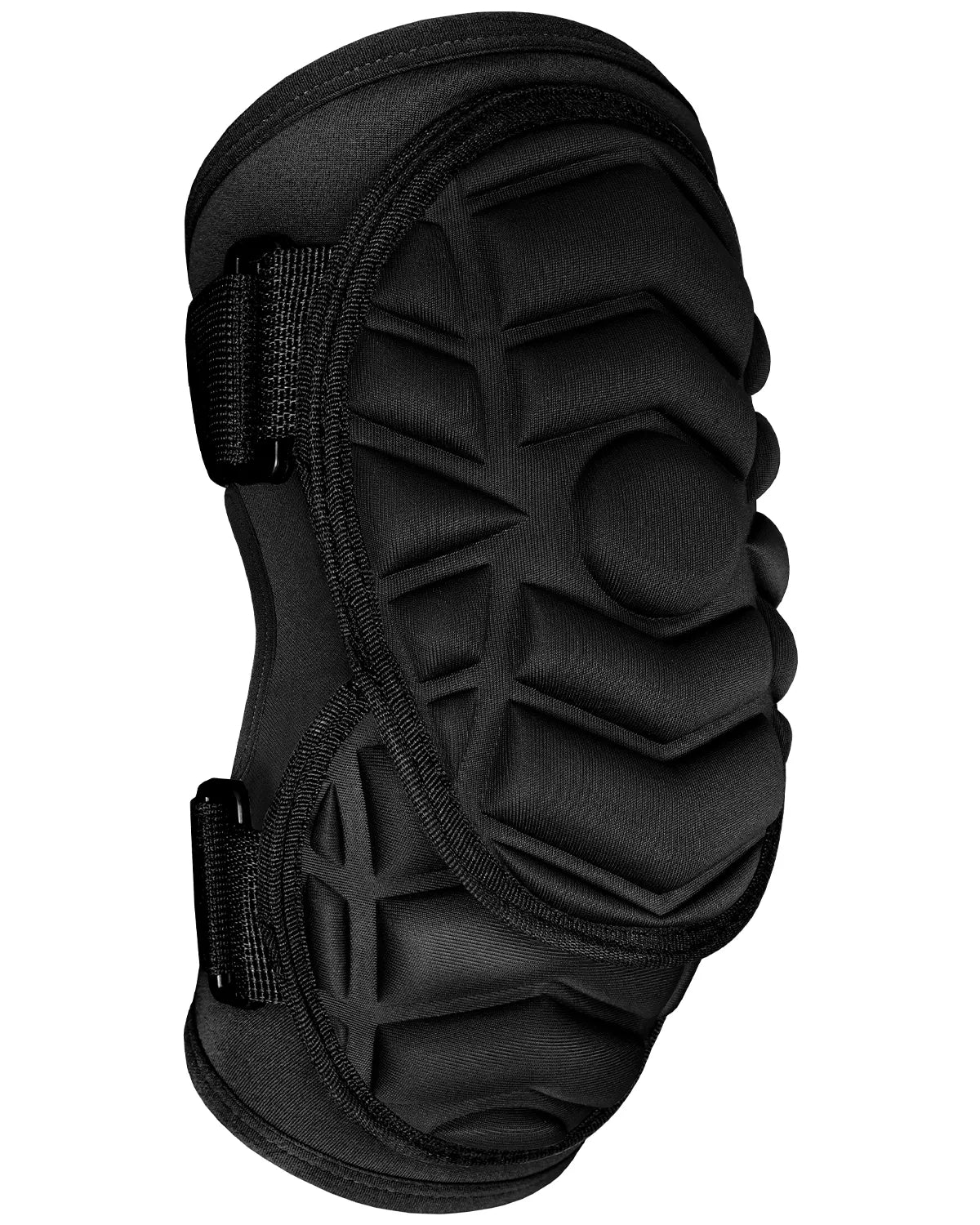 Defender Plus Baseball Elbow Guard with Adjustable Straps (Black)