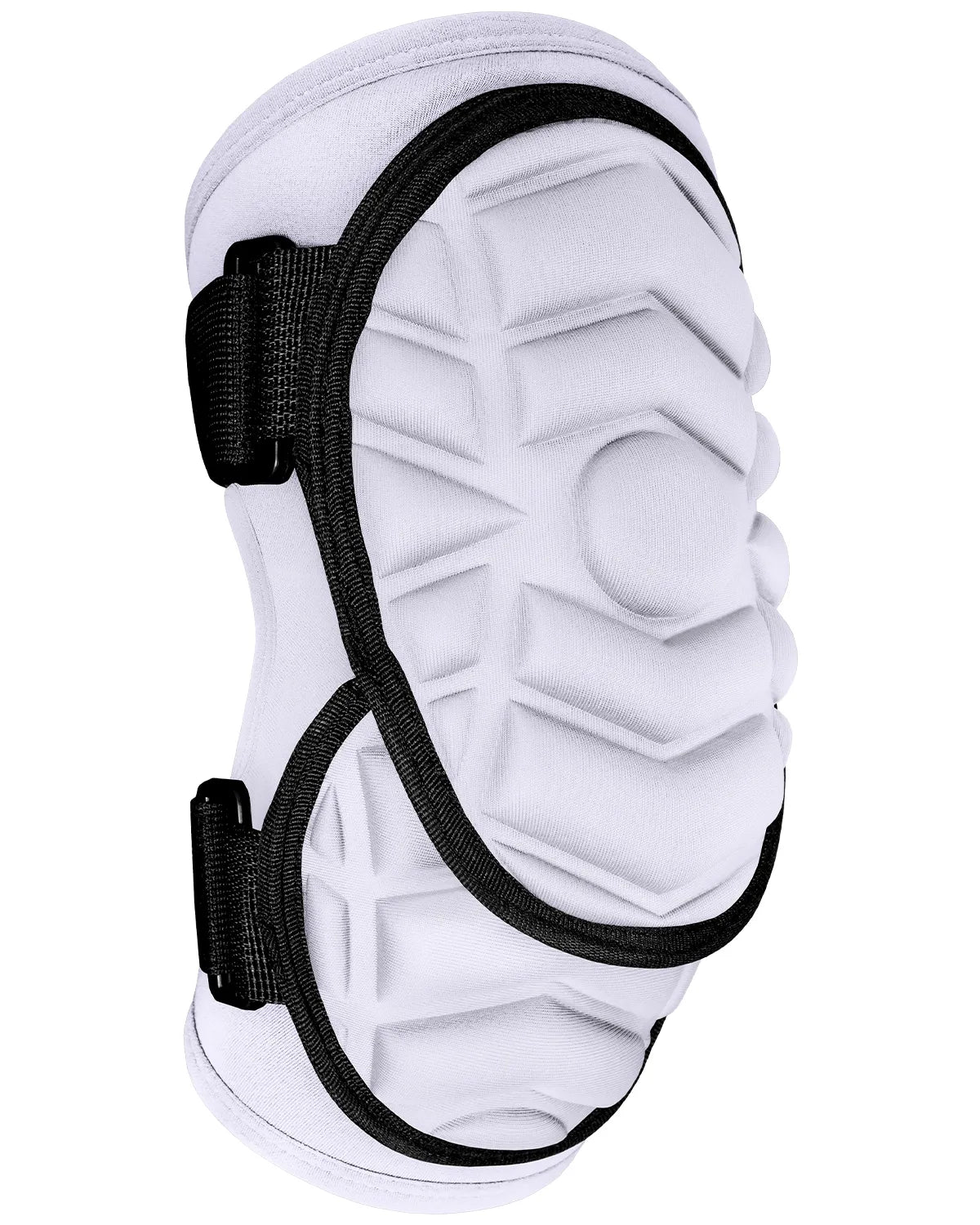 Defender Plus Baseball Elbow Guard with Adjustable Straps (White)