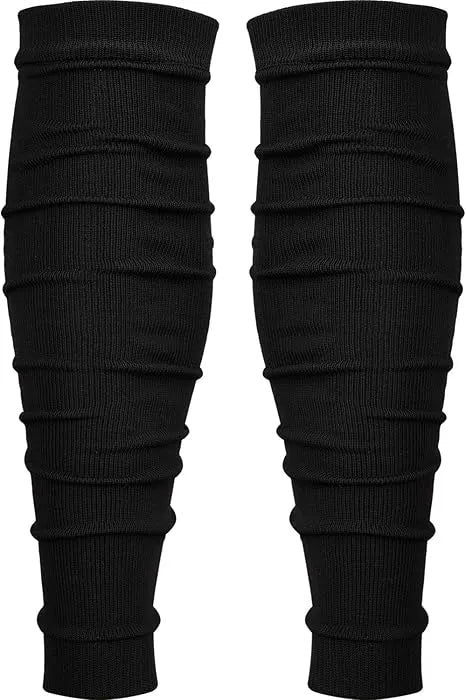 Football Leg Sleeves Men's & Boys (1 Pair) Black