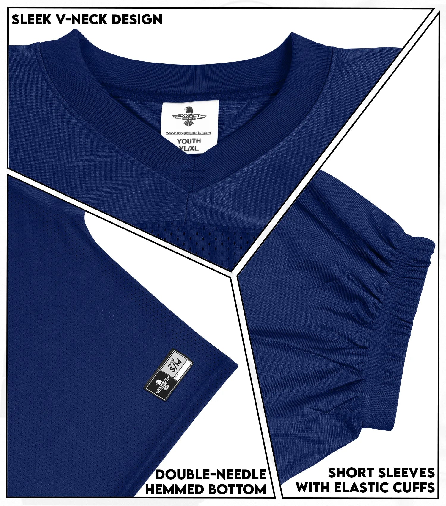 Men's Adult Football Practice Jersey (Navy)
