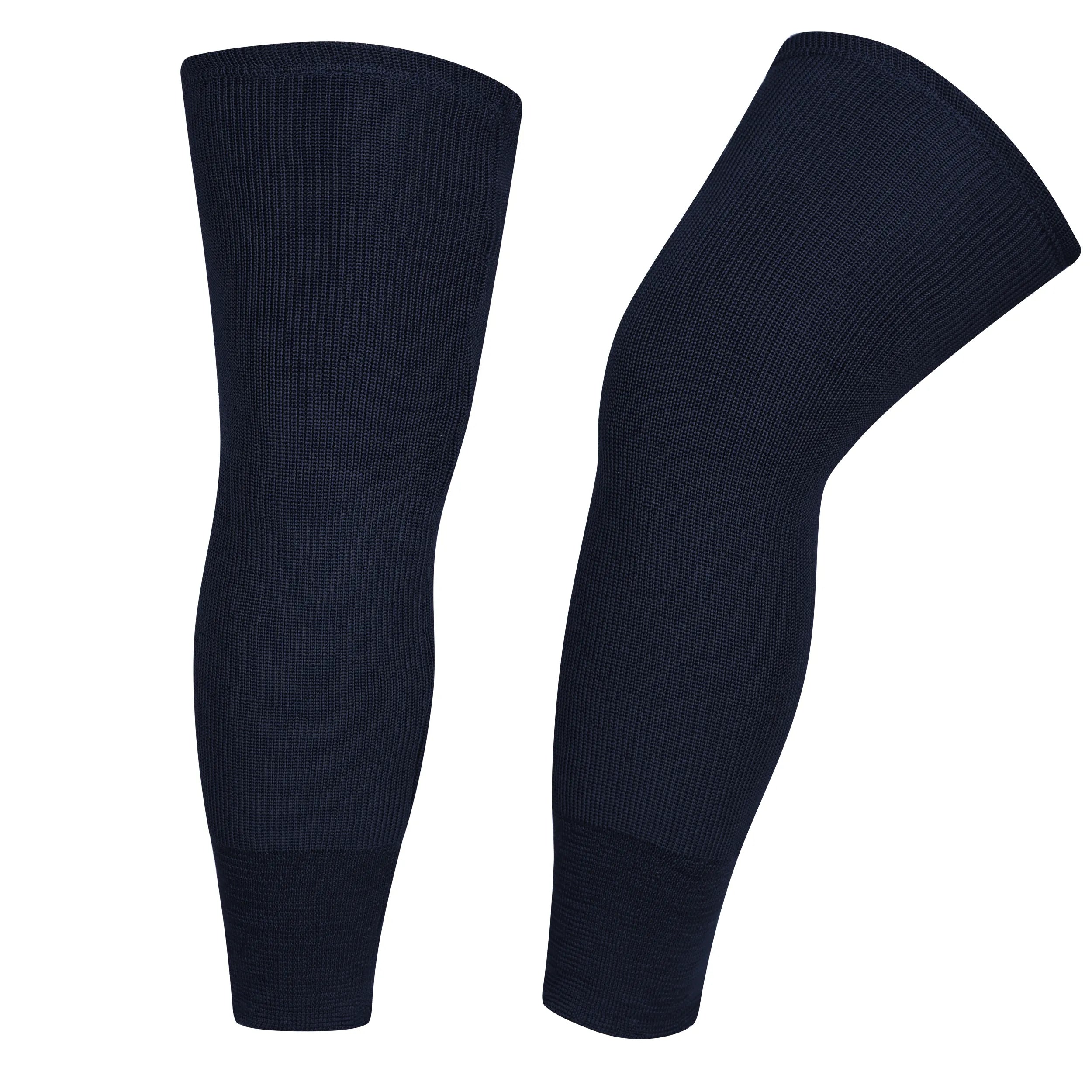 Knit Men & Women Hockey Socks  Navy