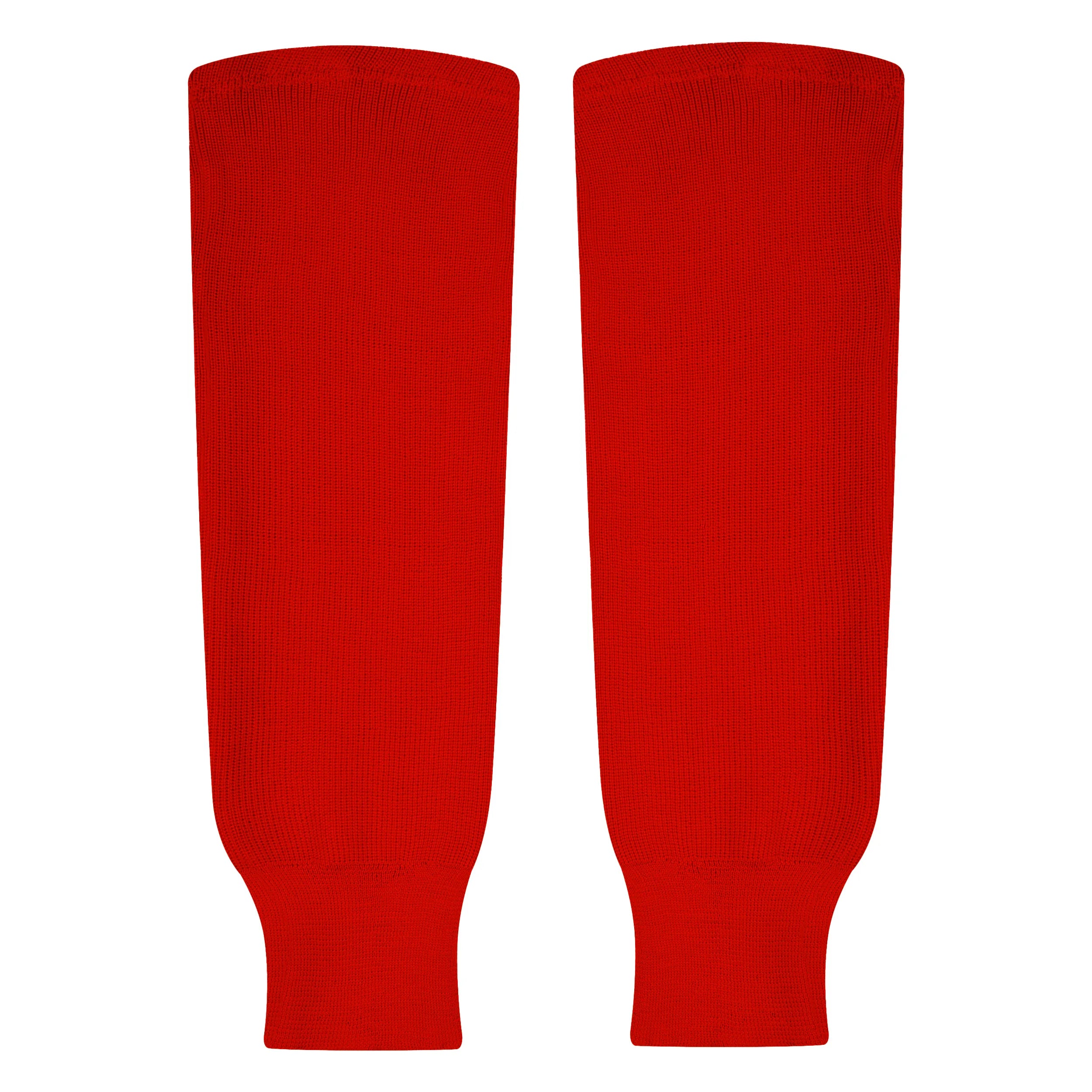 Knit Men & Women Hockey Socks  Red