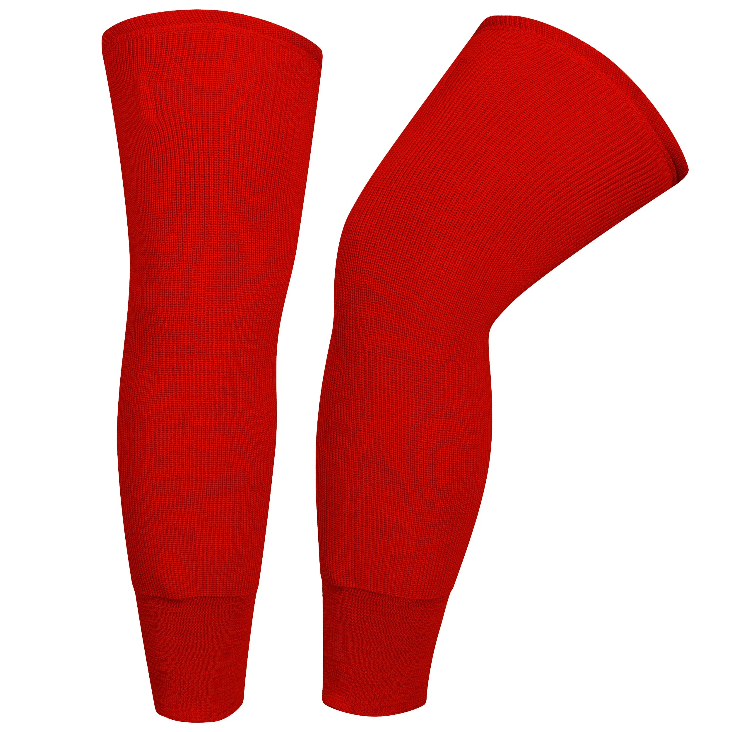 Knit Men & Women Hockey Socks  Red