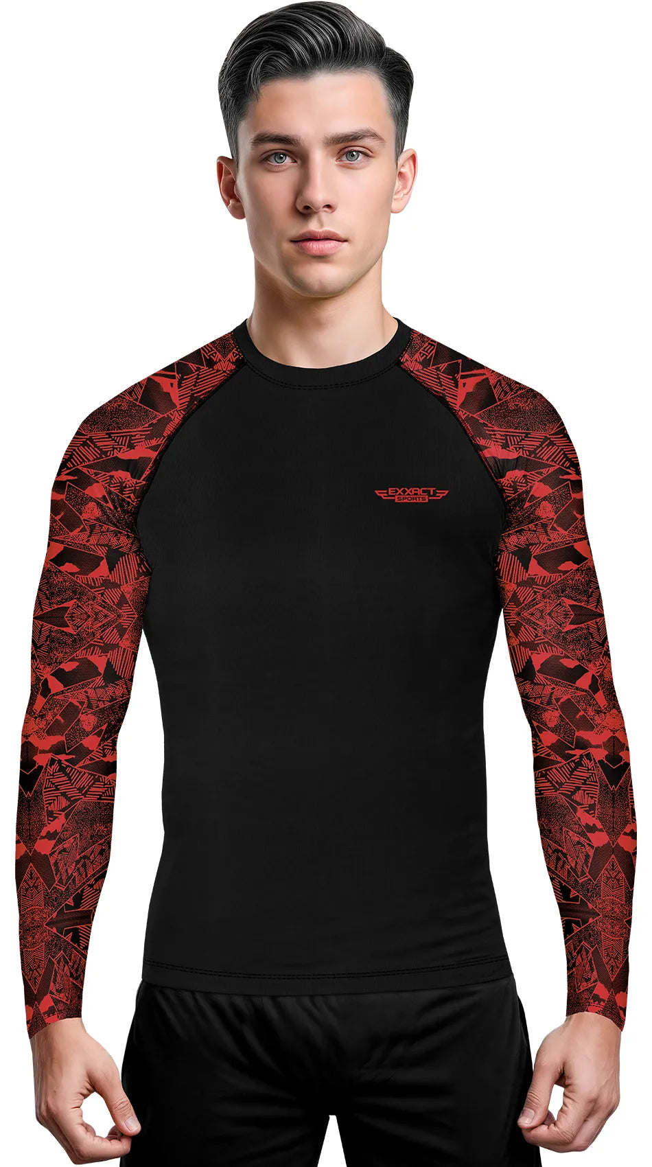 BJJ Rash Guard Mens Long Sleeve Adult| Exxact Sports