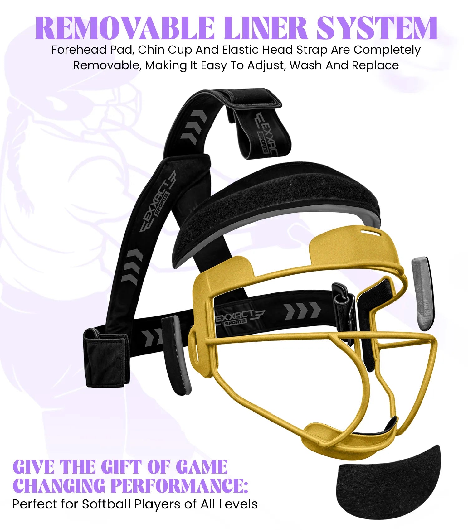 Softball_face_mask_Metlic_gold