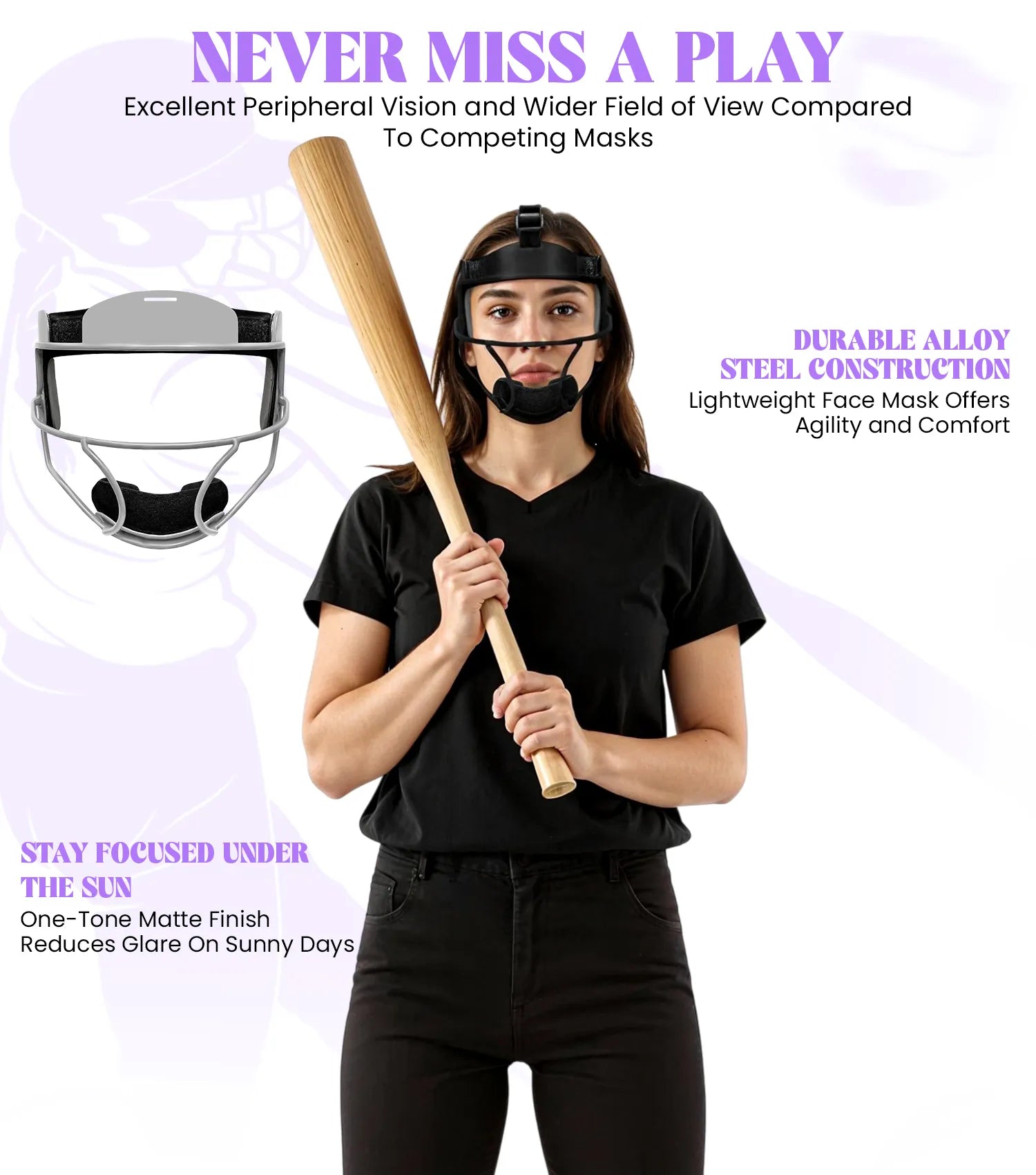 Softball_face_mask_Silver