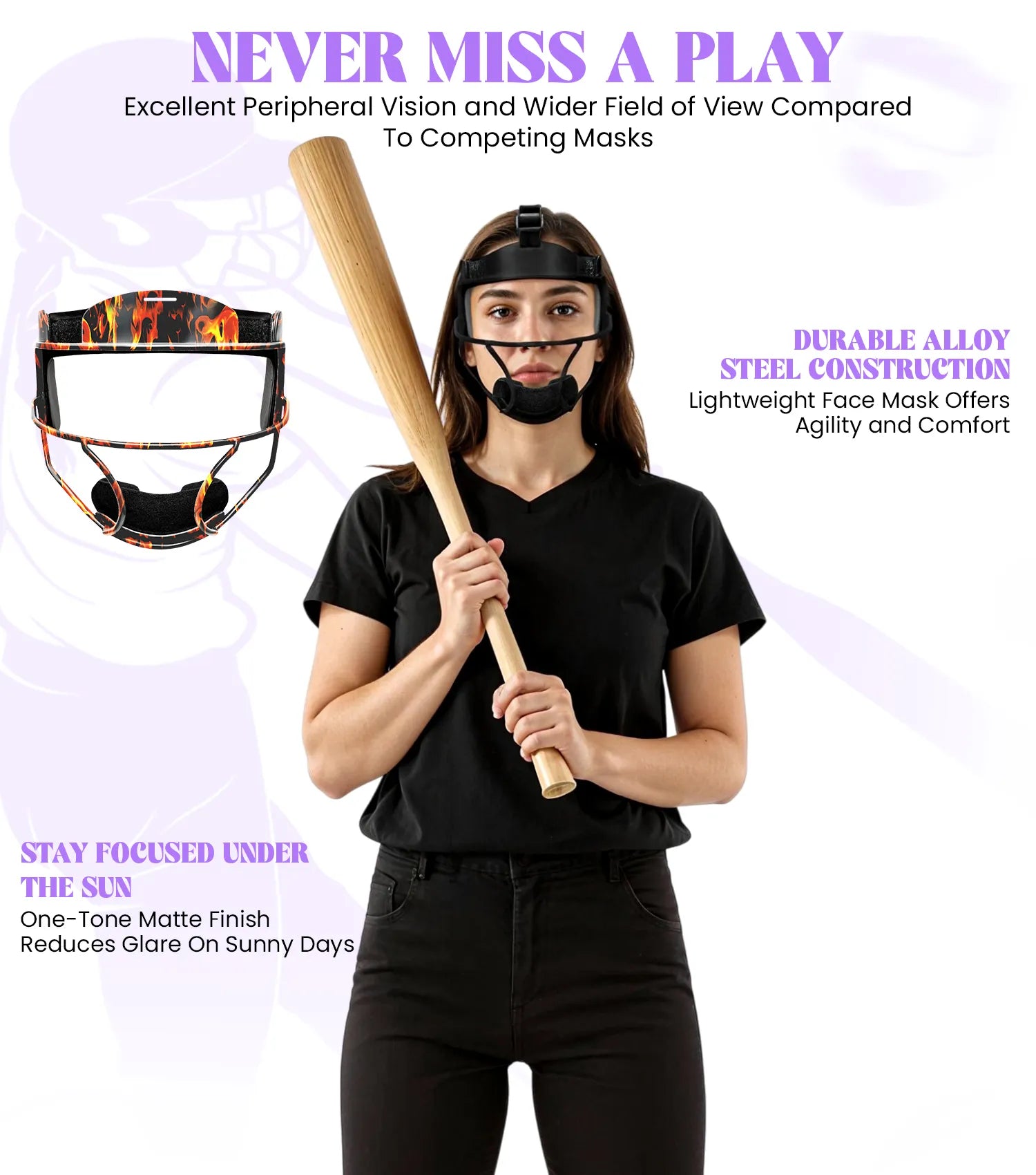 Softball_face_mask_flame