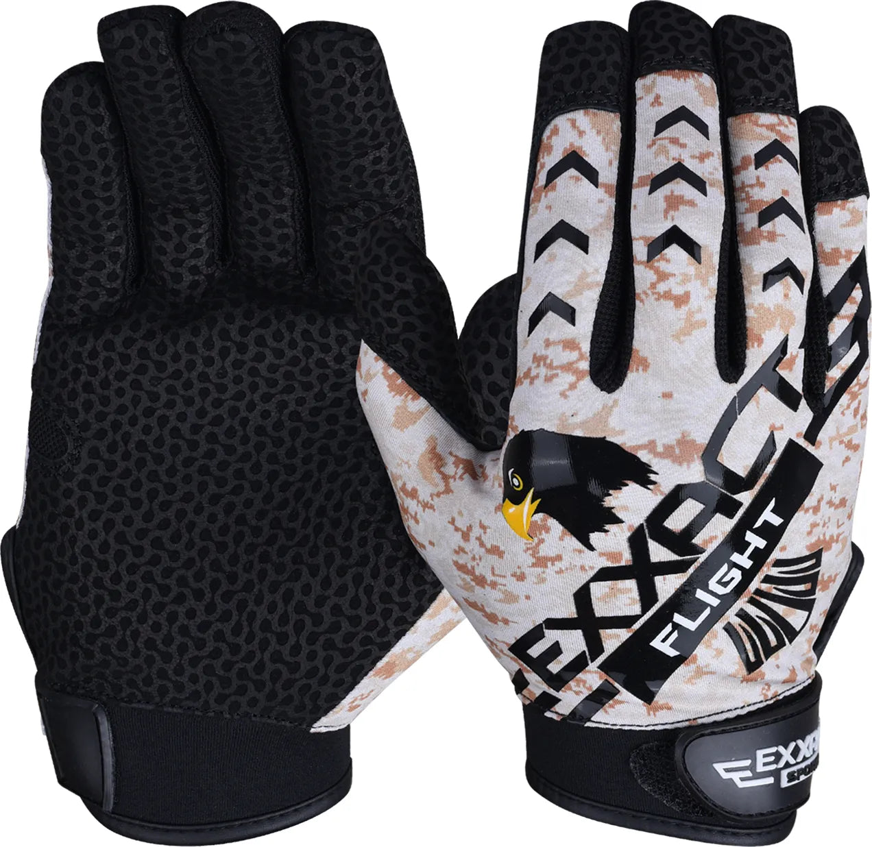 Flight Baseball Batting Gloves For Youth & Adult (Desert Camo)