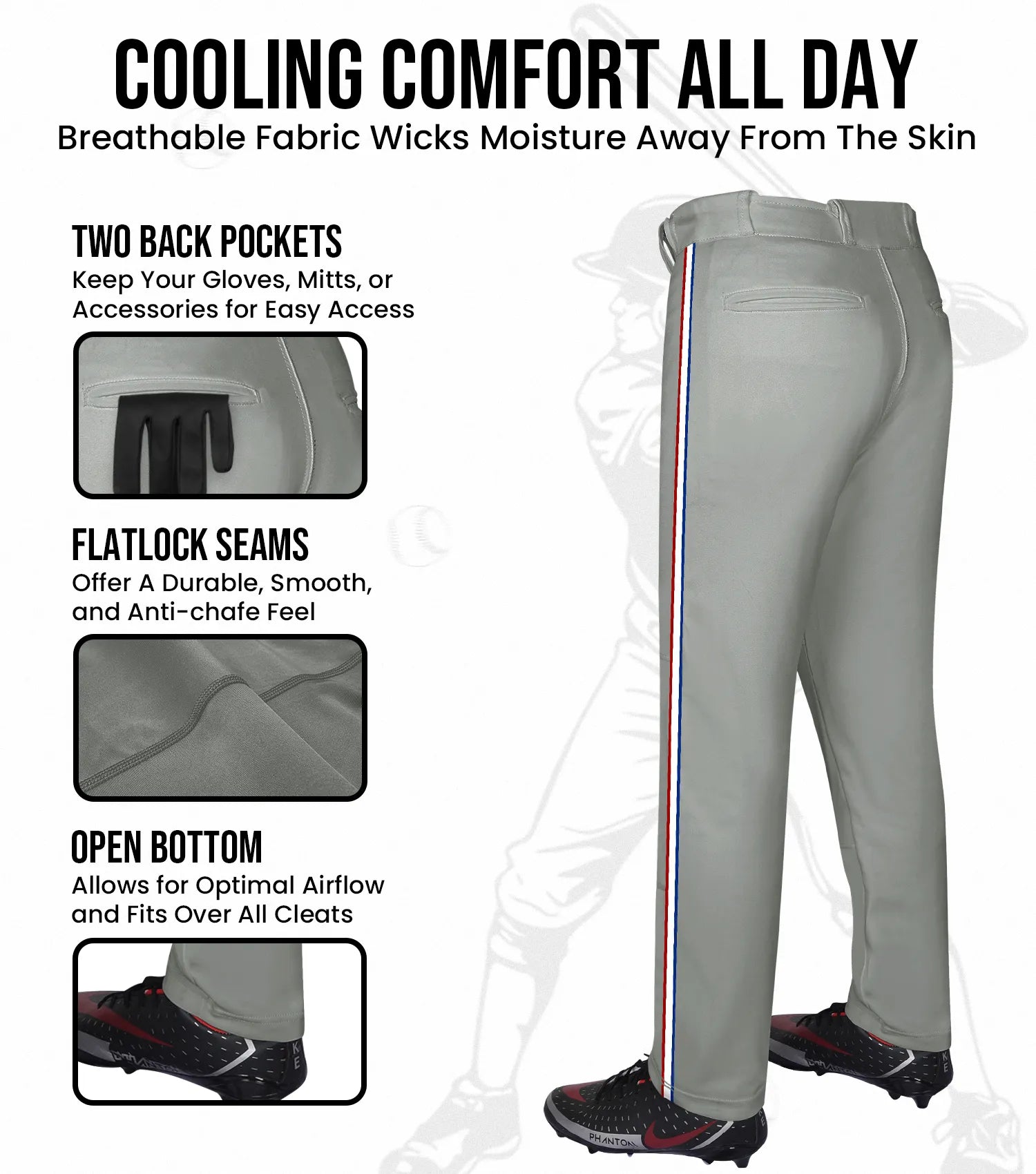 baseball-full-length-pant-Youth-Grey_red_white_navy