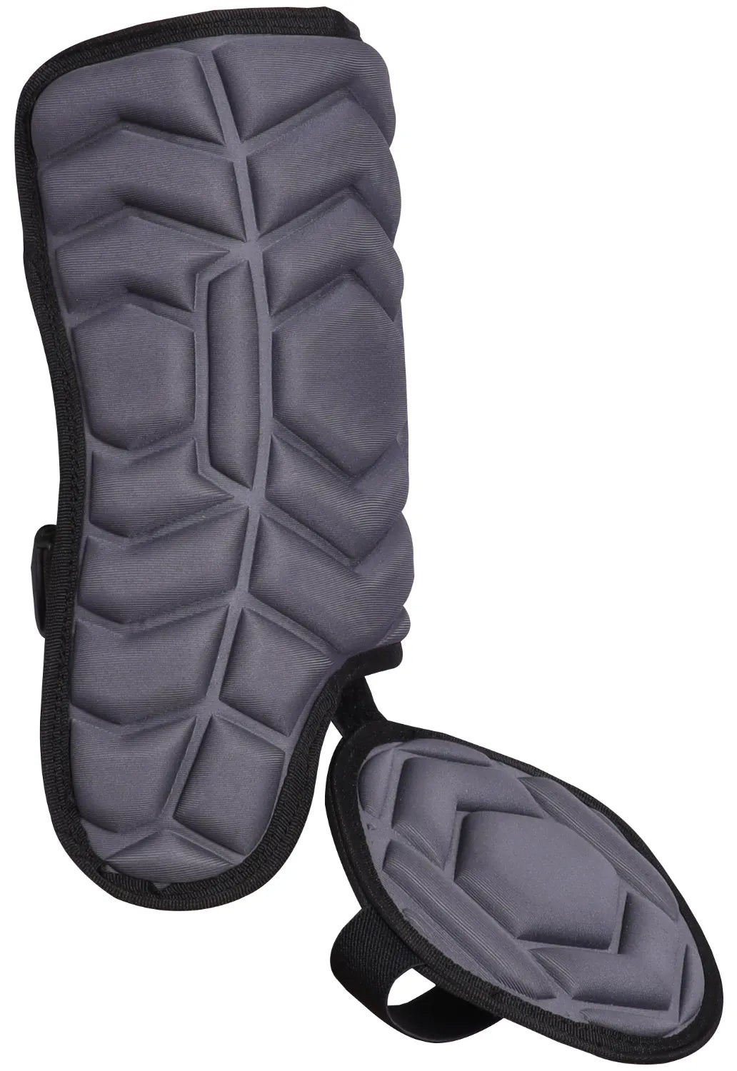 Baseball Batter's Leg Guard with Adjustable Straps (Dark Gray)