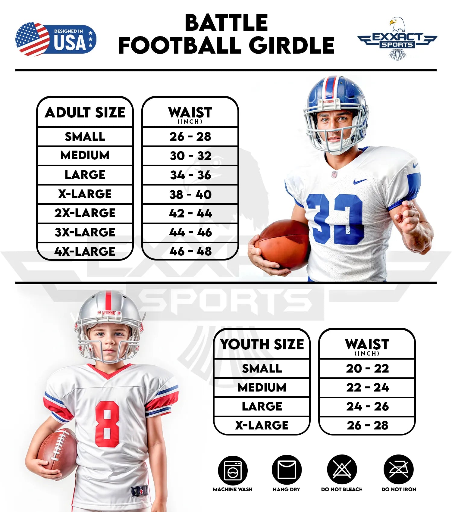 battle football helmet sizes 7- Pad Boys Girdle with Cup Pocket Youth| Exxact Sports Alexander Wang Prisma backpack aos-engine Introducing the Battle Flow Color:Royal Blue w/Black Accents