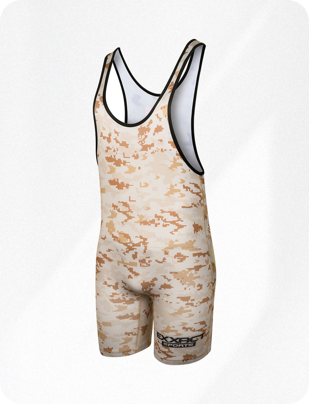 Boys Youth Camouflage Wrestling Singlets Desert Camo