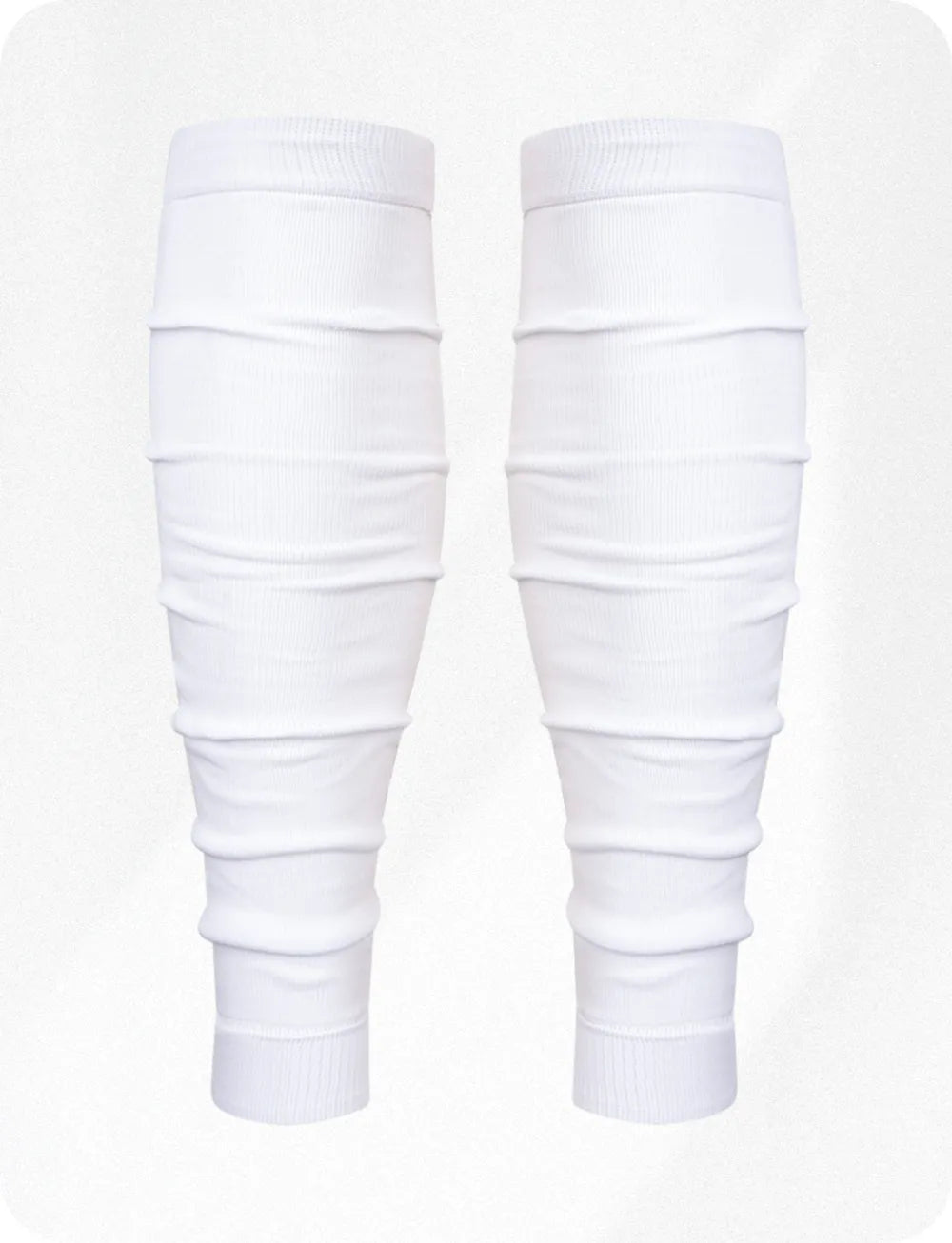 Football Leg Sleeves Men's & Boys (1 Pair) White