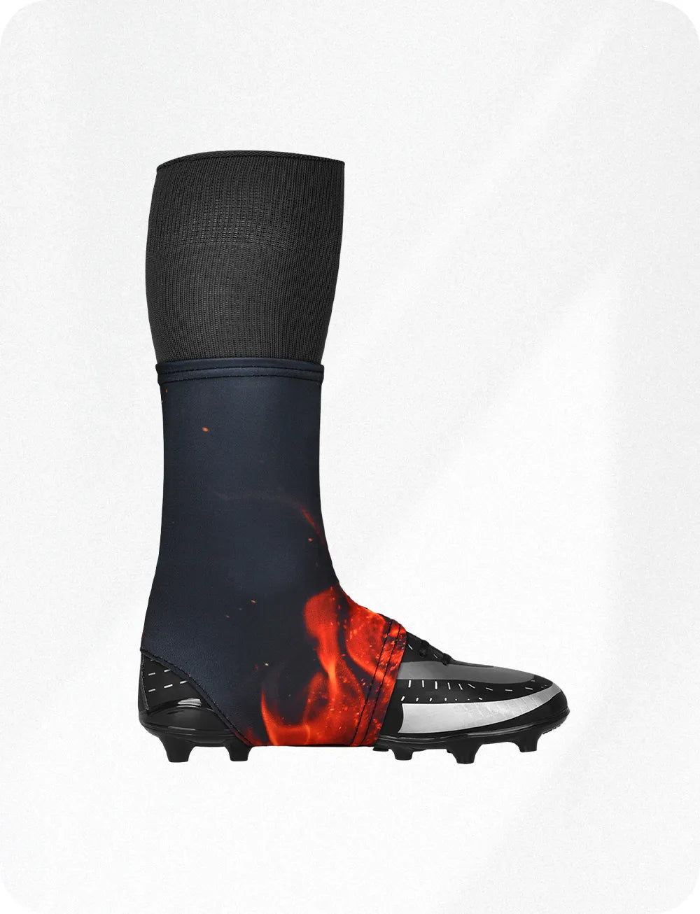 Spats Cleat Men & Boys Football Covers Flame