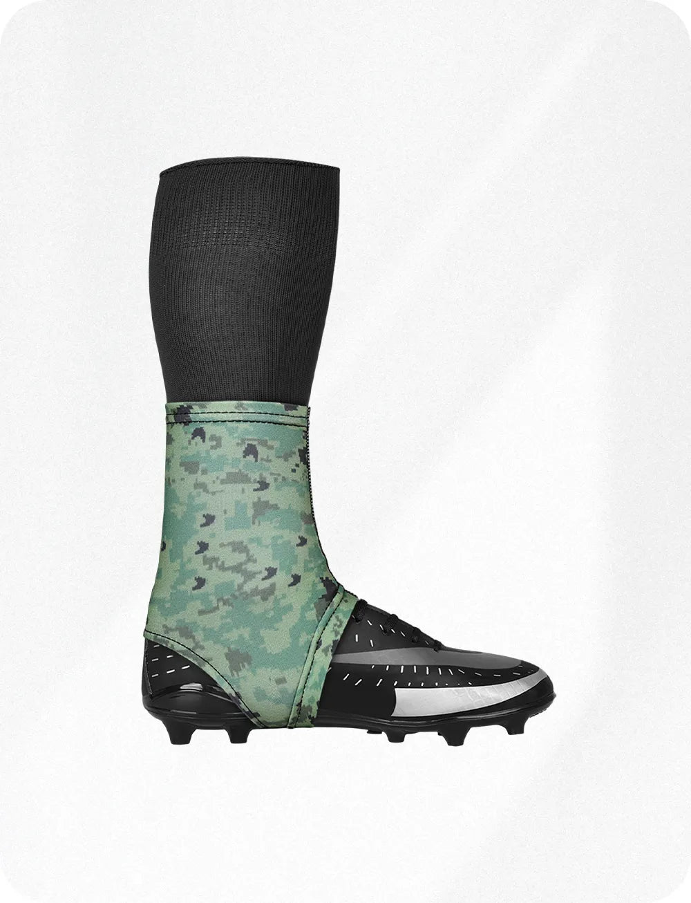 Spats Cleat Men & Boys Football Covers Green Camo