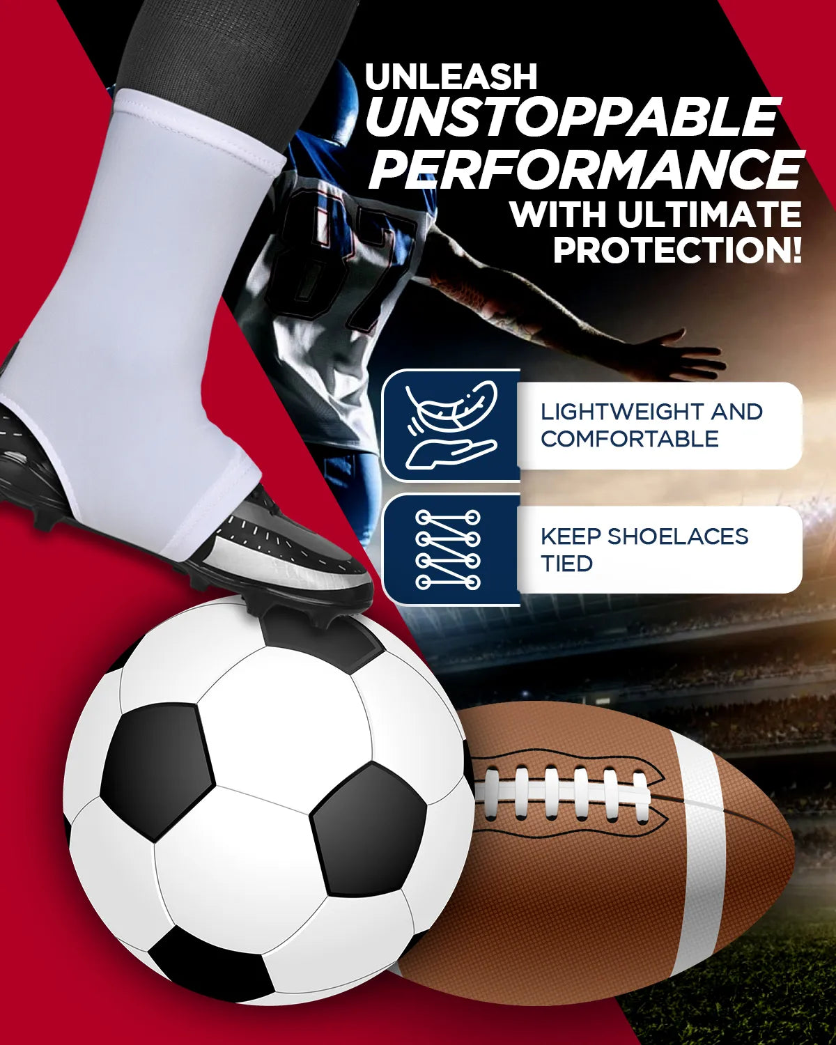 Spats Cleat Men Boys Football Covers Exxact Sports