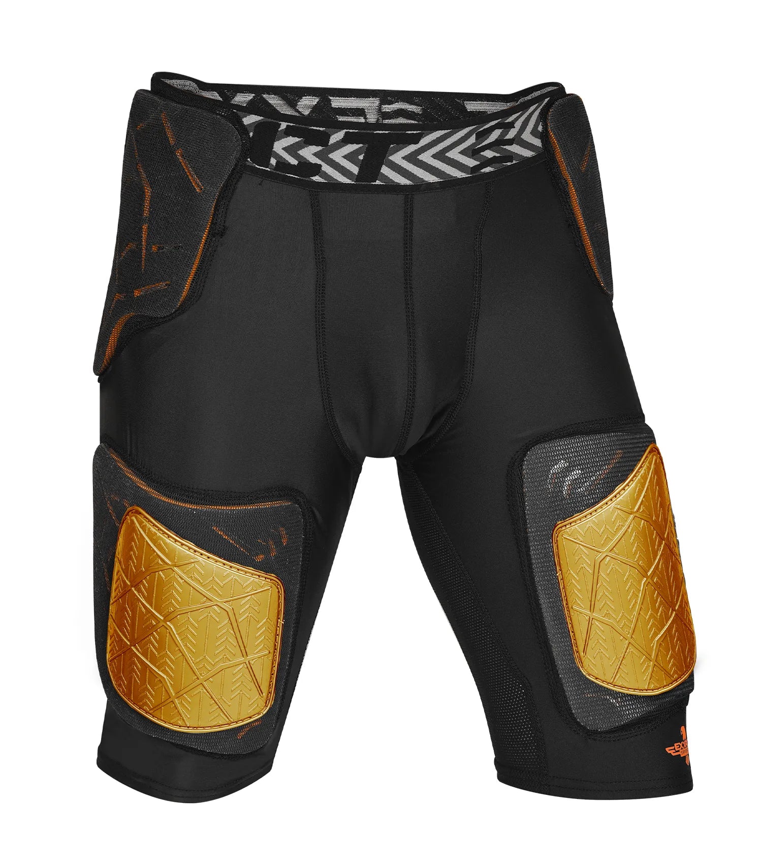Ceinture De Football Avec 7 Coussinets - Short De Compression Rembourré Pour Homme/garçon - Taille L - Exxact Sports
