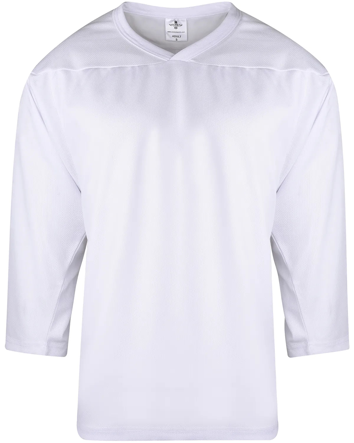 Men's White Hockey Practice Jerseys (Adult)