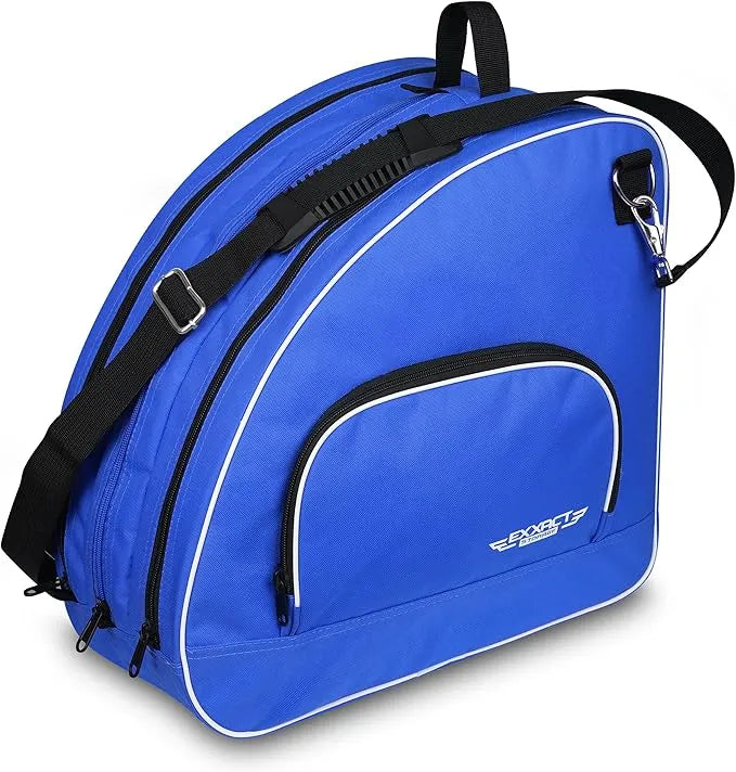 Royal Blue Ice Skate Bag with Adjustable Shoulder Strap