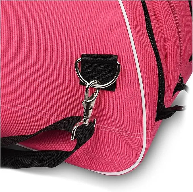 Pink Ice Skate Bag with Adjustable Shoulder Strap